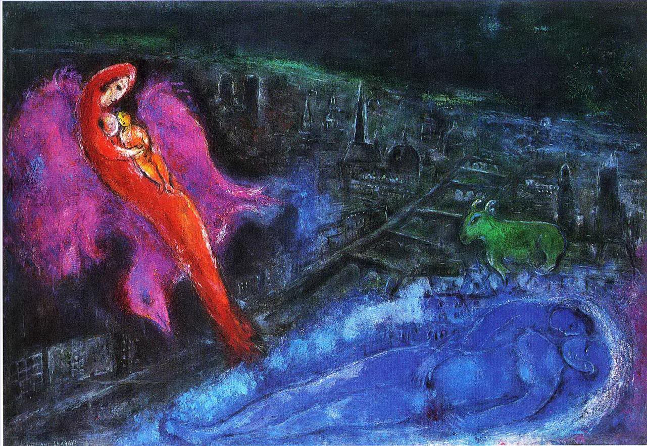 Brücken über die Seine Zeitgenosse Marc Chagall Ölgemälde